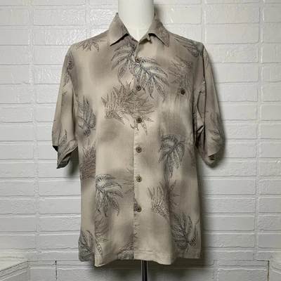 Camisa de seda Joseph & Feiss para hombre talla grande hawaiana Aloha Tropical Island informal Foto 1 de 4