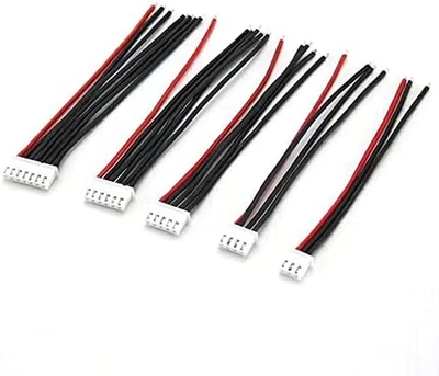 10Pcs 22AWG 2S 3S 4S 5S 6S Lipo Battery Balance Charger Cable JST XH Connector A - Image 1 of 4