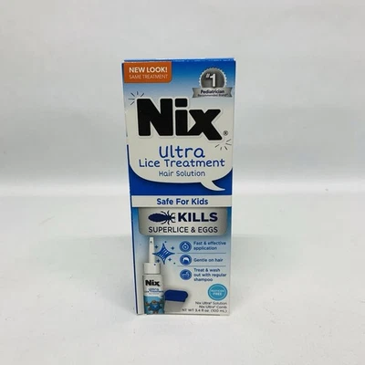 🔥✅ Nix Ultra Lice Removal Kit Lice Treatment Hair Solution 3.4oz Exp 11/25 - Image 1 of 4