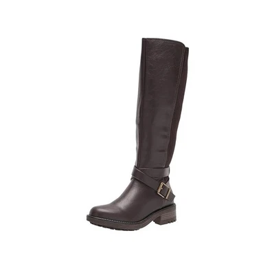 Botas de montar Life Stride para mujer 7,5 M de cuero sintético chocolate oscuro nuevas en caja JD2 Foto 1 de 4