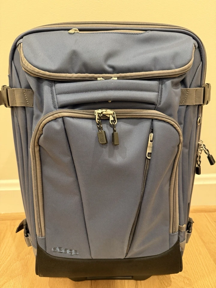 EBAGS Mother Lode Travel Carry On Blue Gray Expandable Bag - Image 1 of 4