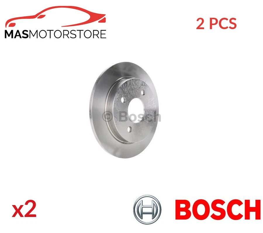 BREMSSCHEIBEN SATZ PAAR BOSCH 0 986 478 344 2PCS A FÜR FORD AUSTRALIA FOCUS - Image 1 of 4