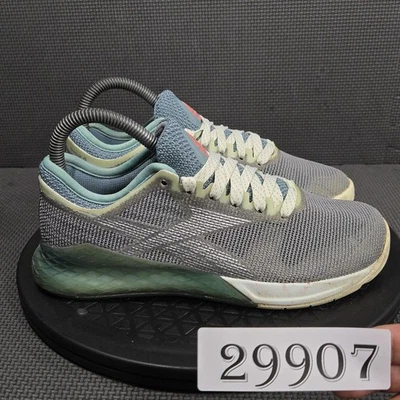 Reebok CrossFit Zapatos Mujer Talla 6 Gris Verde FU6831 Entrenamiento Tenis Entrenamiento Foto 1 de 4