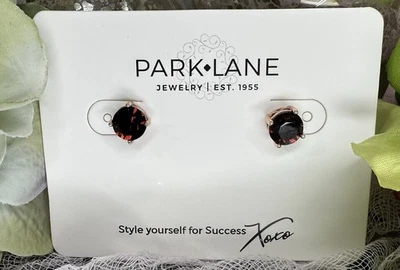 Pendientes Park Lane’s Borgoña Impression Descatalogados Nuevos 3 Quilates De Circonitas Foto 1 de 3