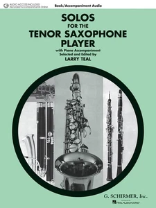 Solos for Tenor Sax Player Sheet Music Piano Accompaniment Book Play-Along Audio - Picture 1 of 1
