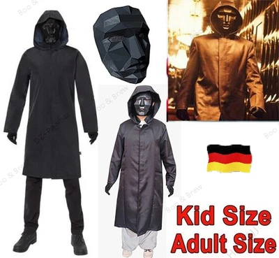 Kinder/Erwachsene Squid Game Frontmann Deluxe Kostüm Serie Outfit Cosplay 2026$