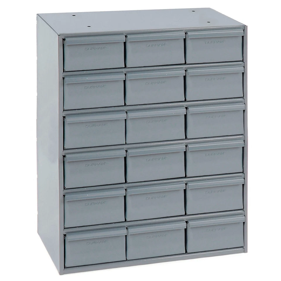 DURHAM Modular Cabinet - 17-1/4x11-5/8x21-1/4" - (18) 5-3/8x11-1/4x2-3/4"