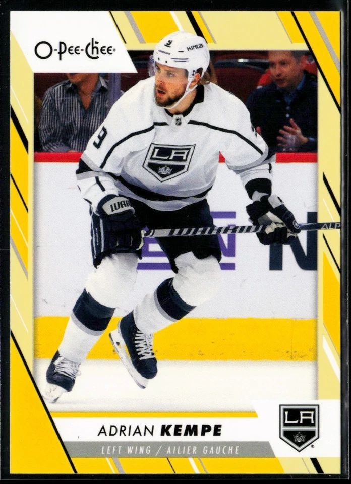2023-24 O-Pee-Chee Yellow #124 Adrian Kempe - Image 1 of 2