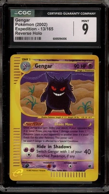 Pokemon Gengar Expedition Reverse Holo Rare #13 CGC 9 Mint - Image 1 of 2