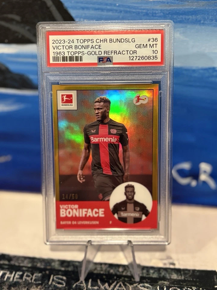 VICTOR BONIFACE-2024 Topps Chrome Bundesliga 1963 Topps Gold Refractor /50 #36 - Image 1 of 2