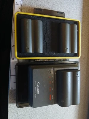 Cargador de pared con 3 baterías para Canon BP-511 BP511A Canon EOS 5D EOS 10D EOS 20D Foto 1 de 4