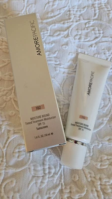 Crema hidratante tintada Amore Pacific Moisture Bound FPS 15 tonos 102 nueva y sellada Foto 1 de 4