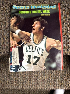 Sports Illustrated February 18 1974 John Havlicek Boston Celtics  - Image 1 of 4