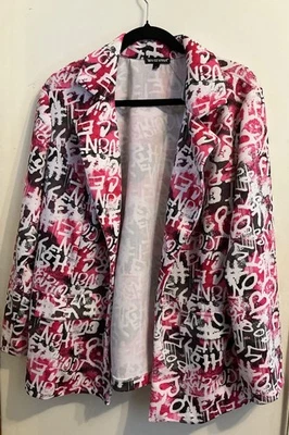 Blazer gráfico talla 2x Foto 1 de 3