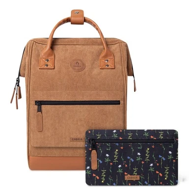 CABAIA Adventurer Recycled Velvet Backpack M Rucksack Dubai hellbraun Neu - Bild 1 von 4