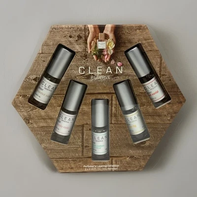 Clean Reserve Perfume Layering Collection 5x0.10oz ROLLERBALL As Pict, New! - Image 1 of 4