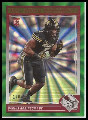 2024 Score - Rookies Darius Robinson #326 (RC) /180 Green Laser - Image 1 of 2