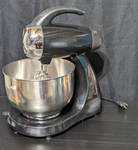 Sunbeam Mixmaster # 2351 Heritage Series Black Stand Mixer w/Bowl & Beaters - Picture 1 of 13