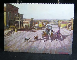 Tulsa, Oklahona -Painting - Tulsey Town- by Clarence Canning Allen - not posted - Picture 1 of 3