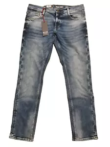 Vaqueros hombre Mustang Oregon Tapered azul modelo 1005684 5000 313 Slim Fit SL6C3 - Imagen 1 de 5