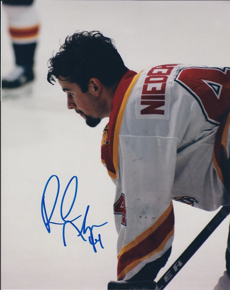 Foto firmada 8x10 ROB NIEDERMAYER Florida Panthers - Certificado de autenticidad Foto 1 de 1