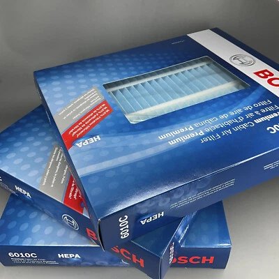 Filtro de aire de cabina BOSCH GENUINO 3 PIEZAS para MB Mercedes Clase S CL E Maybach 57 62 Foto 1 de 4