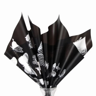 20 Sheets Butterfly Flower Wrapping Paper Waterproof Florist Supplies Crafts - Image 1 of 4