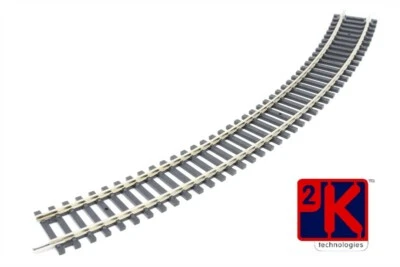 Hornby R605 2 x 1st Radius (371mm) Double Curved Setrack 00 Gauge1 - Image 1 of 4
