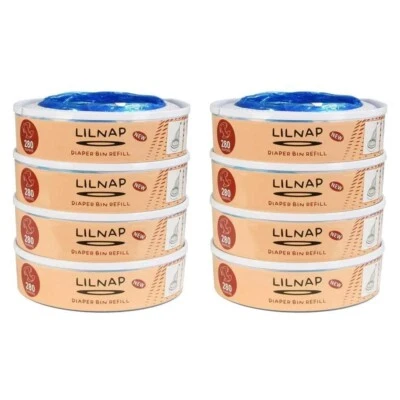 LILNAP 8 RICARICHE MANGIAPANNOLINI COMPATIBILI ANGELCARE MAIALINO FOPPAPEDRETTI - Immagine 1 di 4