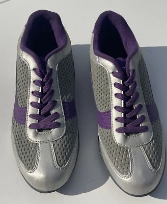 Curves for Women Sneakers Cross Circuit Trainers Size 9 Silver Gray Purple NEW - Image 1 of 4