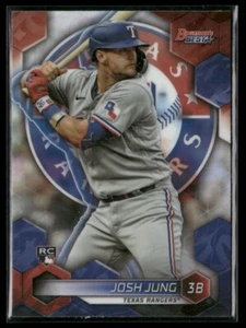 2023 Bowman's Best Josh Jung RC Refractor Rookie #60 Rangers - Bild 1 von 2