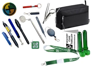 17 tlg Geocaching Anfänger Set Starter Beginner PowerTank Magnetheber Travelbug - Bild 1 von 1