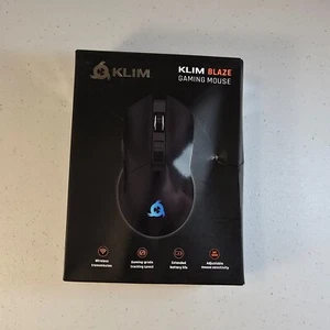 KLIM Blaze High-Precision Wireless Gaming Mouse, USB & 2.4GHz, 7-Button - New - Picture 1 of 4