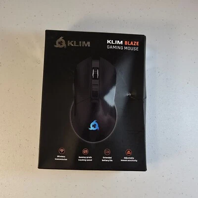 KLIM Blaze  High-Precision Wireless Gaming Mouse, USB & 2.4GHz, 7-Button - New - Image 1 of 4