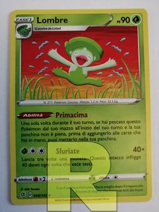 2x Lombre ® Fragore Ribelle 008/192 ® Non Comune ® Pokemon ® Italiano - Foto 1 di 1