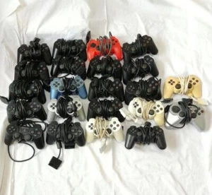 PlayStation 2 Official Controllers Set of 22 Junk For Parts or Repair FS Japan - Picture 1 of 8