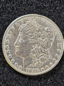 1880-S $ 1 Morgan Silberdollar - Bild 1 von 4