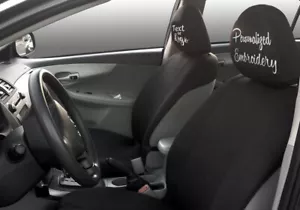 Para BMW Par Personalizado Regalo Personalizado Asiento Coche Reposacabezas Cubierta Bordada - Imagen 1 de 9
