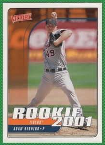 Adam Bernero - 2001 Upper Deck Victory #577 - Tigers Baseball Card - Rookie