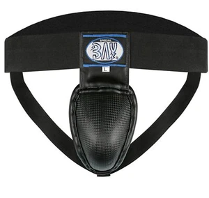 BAY® TITAN Groin Guard Stahl Tiefschutz Metall Thaiboxen MMA Free Fight schwarz - Bild 1 von 8