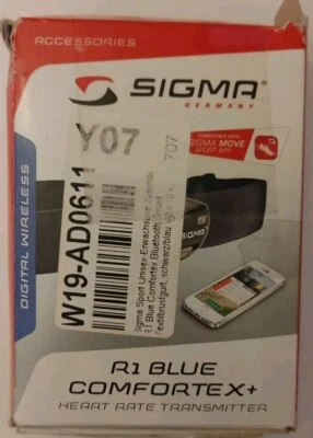 Fascia cardio Sigma R1 Duo ANT+/Bluetooth ROX 11 GPS/ROX 4.0 - Imagen 1 de 2