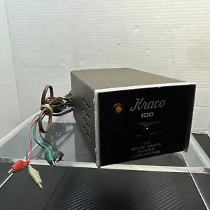 Vintage Kraco Model KS 100 1 1/2 Amp DC Power Converter CB/Ham Radio 12VDC Works - Picture 1 of 3