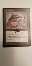 Metallic Sliver Tempest Edition Signed By L.A. Williams  MTG