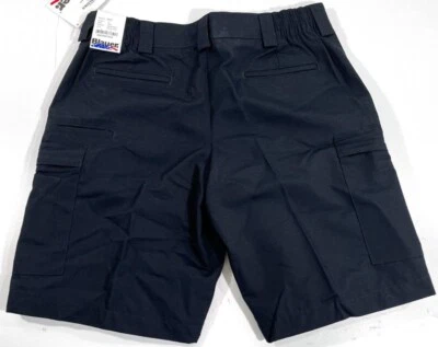 NEW 35 BLAUER MENS SIDE POCKET POLY COTTON OPERATIONAL SHORTS 8845 DARK NAVY 35 - Image 1 of 4