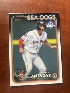 2024 Topps Pro debut Roman Anthony Boston Red Sox Sea Dogs - Imagen 1 de 2