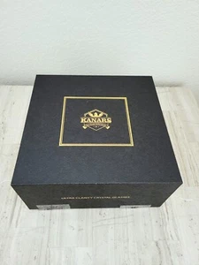 KANARS Crystal Whiskey Glasses Set of 4 (NEW) Perfect gift for Father's Day! - Picture 1 of 7