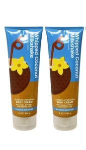 *2 Pack* Bath & Body Works WHIPPED COCONUT MILKSHAKE Body Cream FREE SHIP New - Picture 1 of 1