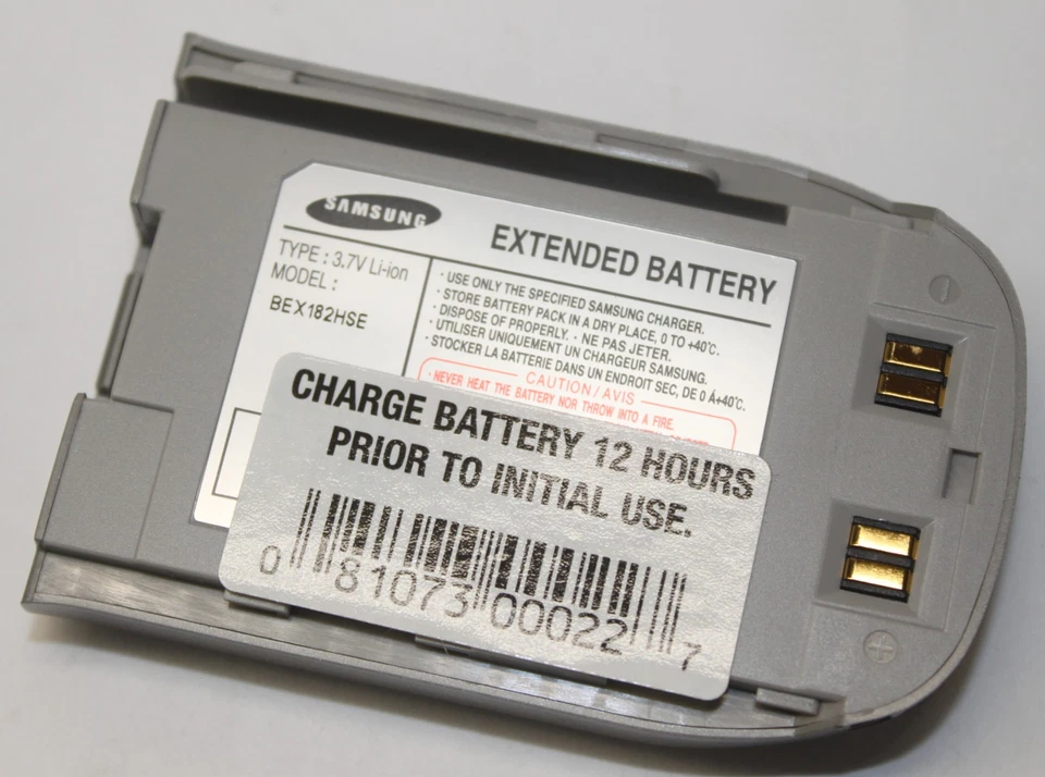 Batería de iones de litio OEM Samsung BEX182HSE 3,7 voltios 1700 mAh para teléfono celular Foto 1 de 1