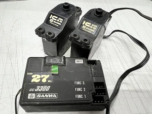 Used Vintage RC Sanwa SM391 IC Servo & Receiver Untested for Period restoration - Picture 1 of 5