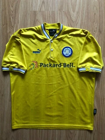 Leeds United Away football shirt 1996 - 1998 Jersey Size L Cover